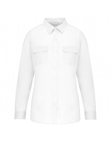 Chemise safari manches longues femme - K591-Chemises / pulls-Alchimistes
