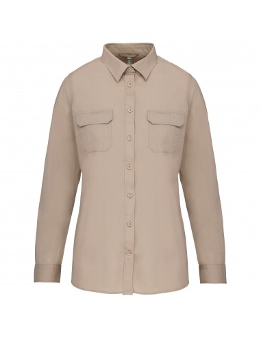 Chemise safari manches longues femme - K591-Chemises / pulls-Alchimistes