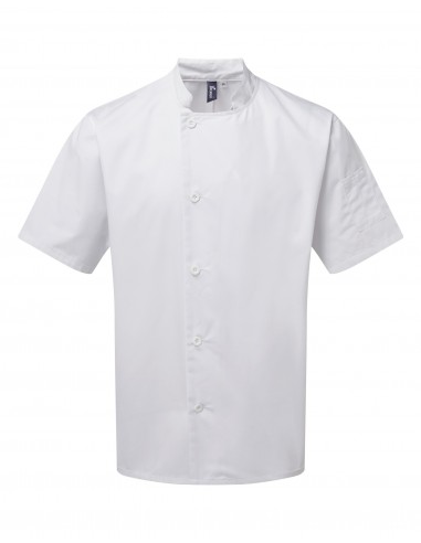 Veste chef cuisinier manches courtes "Essential" - PR900-Vestes / Bodies-Alchimistes