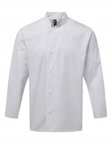 Veste chef cuisinier manches longues "Essential" - PR901-Vestes / Bodies-Alchimistes