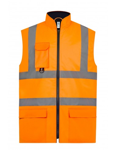 Bodywarmer rembourré haute visibilité - YHV005-Vestes / Bodies-Alchimistes