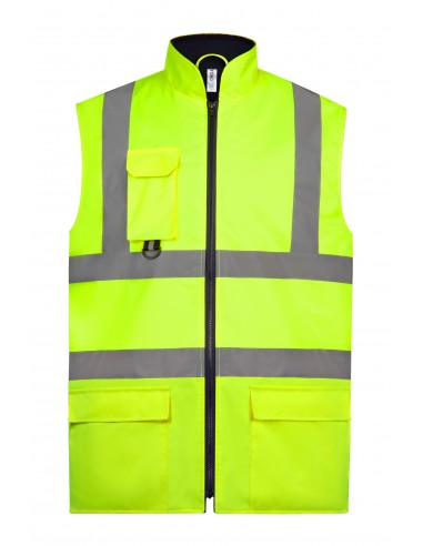 Bodywarmer rembourré haute visibilité - YHV005-Vestes / Bodies-Alchimistes