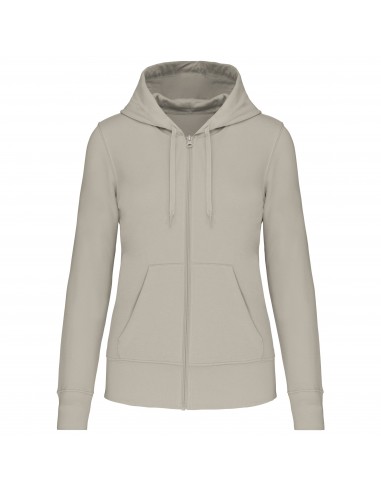 Sweat-shirt écoresponsable zippé à capuche femme - K4031-Sweat-Alchimistes
