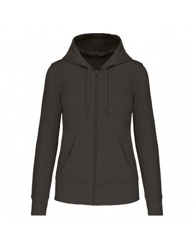 Sweat-shirt écoresponsable zippé à capuche femme - K4031-Sweat-Alchimistes