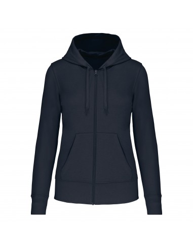 Sweat-shirt écoresponsable zippé à capuche femme - K4031-Sweat-Alchimistes