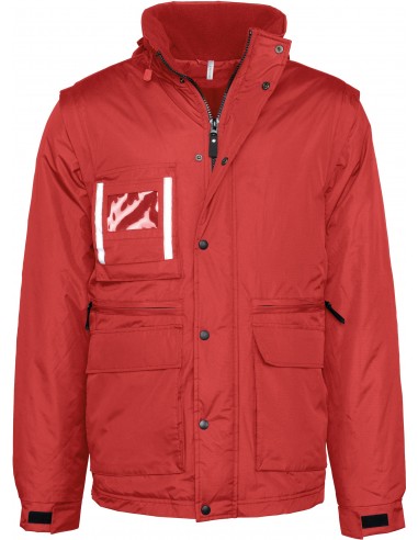 Parka workwear manches amovibles homme - WK6106-Vestes / Bodies-Alchimistes