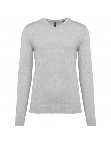 Pull col en V écoresponsable homme - K980-Chemises / pulls-Alchimistes