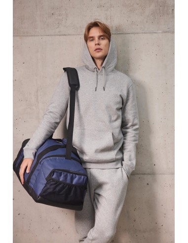 Sac de sport recyclé avec double compartiment latéral - KI0650-Shopping et plage-Alchimistes