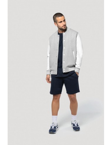Bermuda molleton non gratté écoresponsable homme - K757-Pantalons, Shorts et Jupes-Alchimistes