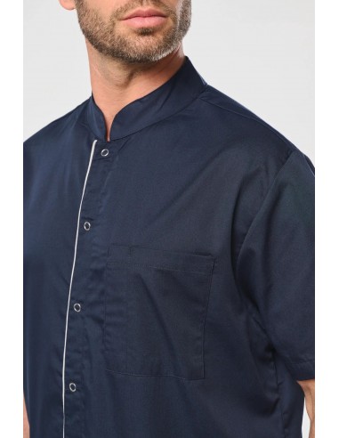 Blouse polycoton avec boutons-pression homme - WK505-Chemises / pulls-Alchimistes