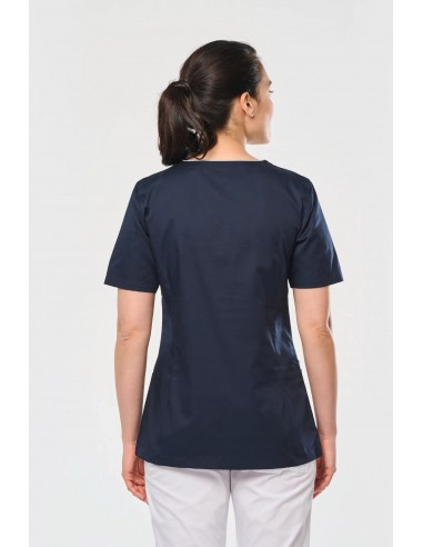 Blouse polycoton avec boutons-pression femme - WK506-Chemises / pulls-Alchimistes