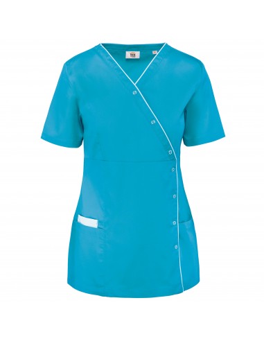 Blouse polycoton avec boutons-pression femme - WK506-Chemises / pulls-Alchimistes