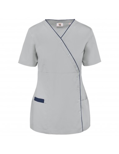 Blouse polycoton avec boutons-pression femme - WK506-Chemises / pulls-Alchimistes