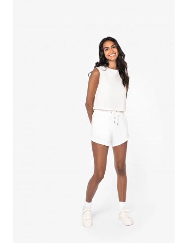 T-shirt écoresponsable  crop sans manche femme - NS342-T-Shirts-Alchimistes