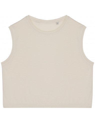 T-shirt écoresponsable  crop sans manche femme - NS342-T-Shirts-Alchimistes