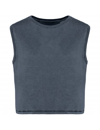 T-shirt écoresponsable  crop sans manche femme - NS342-T-Shirts-Alchimistes