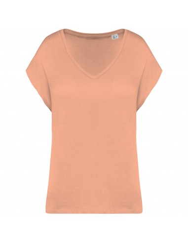 T-shirt écoresponsable loose à col V femme - NS312-T-Shirts-Alchimistes