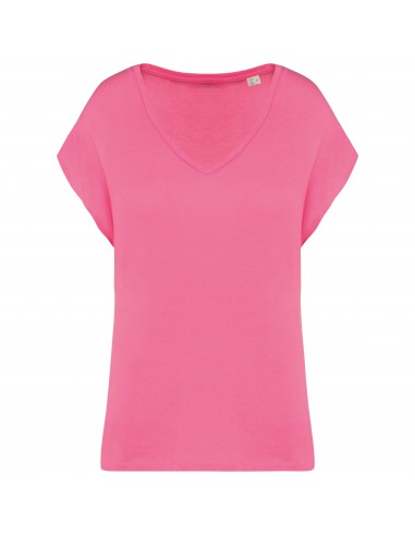 T-shirt écoresponsable loose à col V femme - NS312-T-Shirts-Alchimistes