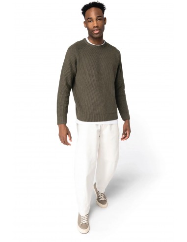 Pull écoresponsable à grosses mailles homme - NS911-Chemises / pulls-Alchimistes