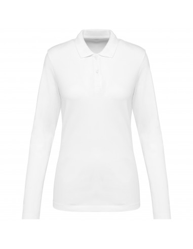 Polo Supima® manches longues femme - PK203-Polos-Alchimistes