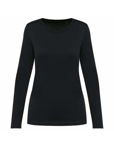T-shirt Supima® col rond manches longues femme - PK303-T-Shirts-Alchimistes