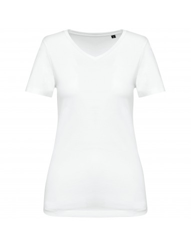 T-shirt Supima® col V manches courtes femme - PK305-T-Shirts-Alchimistes
