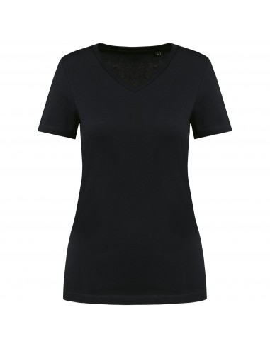 T-shirt Supima® col V manches courtes femme - PK305-T-Shirts-Alchimistes