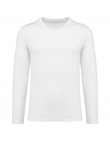 T-shirt Supima® col V manches longues homme - PK306-T-Shirts-Alchimistes