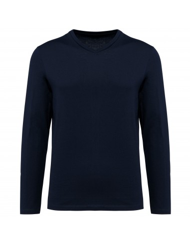 T-shirt Supima® col V manches longues homme - PK306-T-Shirts-Alchimistes