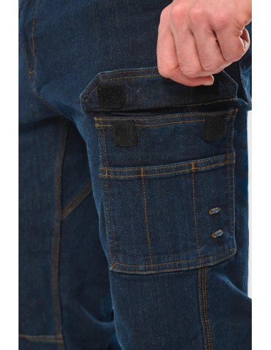 Pantalon Denim multipoches homme - WK705-Pantalons, Shorts et Jupes-Alchimistes