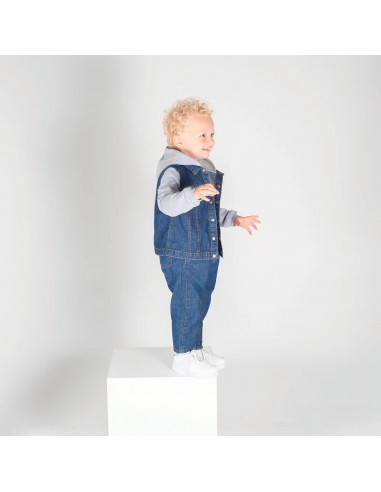 Veste en jean à capuche enfant - LW750-Vestes / Bodies-Alchimistes