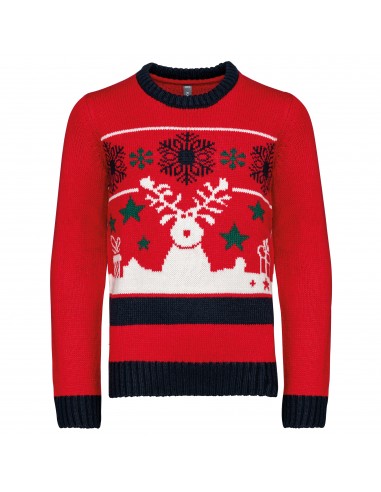 Pullover col rond de Noël enfant - K9012-Chemises / pulls-Alchimistes