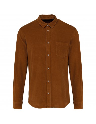 Chemise manches longues en velours homme - K599-Chemises / pulls-Alchimistes