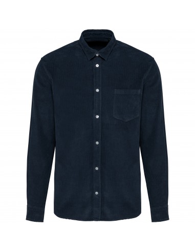 Chemise manches longues en velours homme - K599-Chemises / pulls-Alchimistes