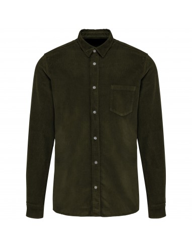 Chemise manches longues en velours homme - K599-Chemises / pulls-Alchimistes