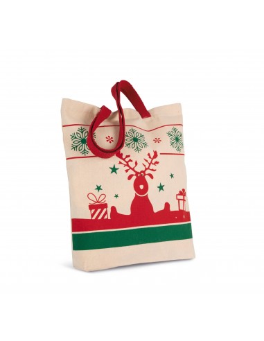 Sac shopping avec motifs de Noël - KI0733-Shopping et plage-Alchimistes