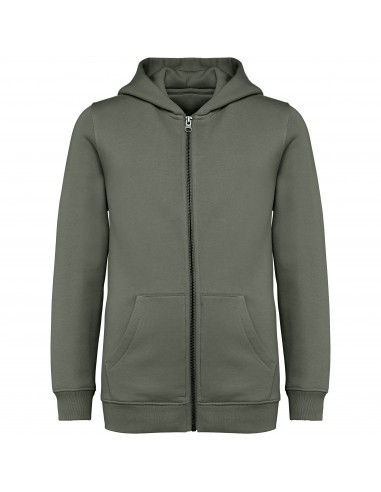 Sweat-shirt écoresponsable zippé à capuche enfant - NS405-Sweat-Alchimistes