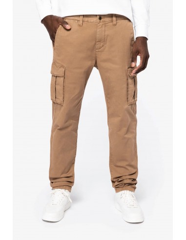 Pantalon cargo écoresponsable délavé homme - NS740-Pantalons, Shorts et Jupes-Alchimistes