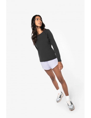 T-shirt écoresponsable raglan manches longues femme - NS339-T-Shirts-Alchimistes
