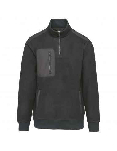 Polaire écoresponsable col zippé unisexe - WK905-Polaire et softshell-Alchimistes