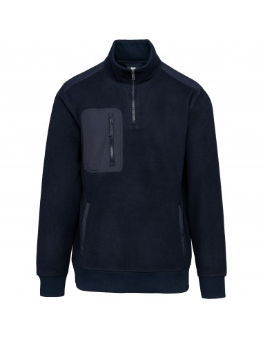 Polaire écoresponsable col zippé unisexe - WK905-Polaire et softshell-Alchimistes