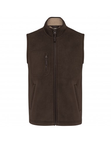 Bodywarmer polaire avec intérieur sherpa unisexe - WK610-Polaire et softshell-Alchimistes
