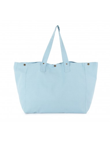 Sac de shopping en coton délavé - KI3208-Shopping et plage-Alchimistes