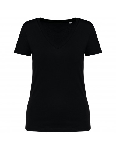 T-shirt écoresponsable col V femme - NS334-T-Shirts-Alchimistes