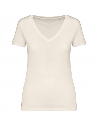 T-shirt écoresponsable col V femme - NS334-T-Shirts-Alchimistes