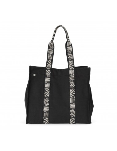 Grand sac shopping recyclé à soufflet - KINS114-Shopping et plage-Alchimistes