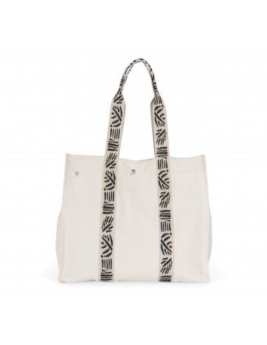 Grand sac shopping recyclé à soufflet - KINS114-Shopping et plage-Alchimistes