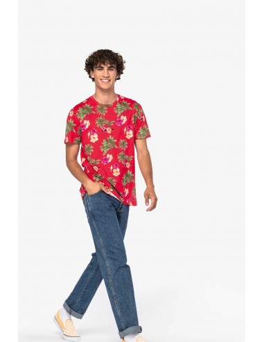 T-shirt écoresponsable imprimé tropical homme - NS350-T-Shirts-Alchimistes