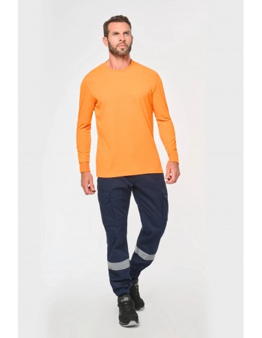 Pantalon cargo unisexe avec bas élastiqué et bande réfléchissante - WK712-Pantalons, Shorts et Jupes-Alchimistes