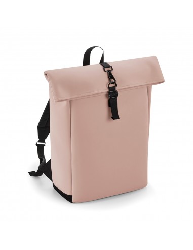 Sac à dos avec rabat roll-top en polyuréthane mat - BG335-Sports et loisirs-Alchimistes